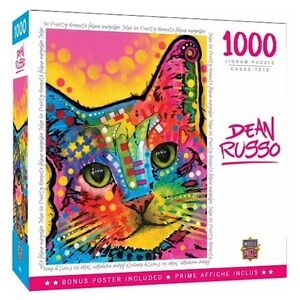 Jigsaw Puzzle Cat Theme 1000 Pieces by Masterpieces NEW Sealed 19.25" x 26.75"